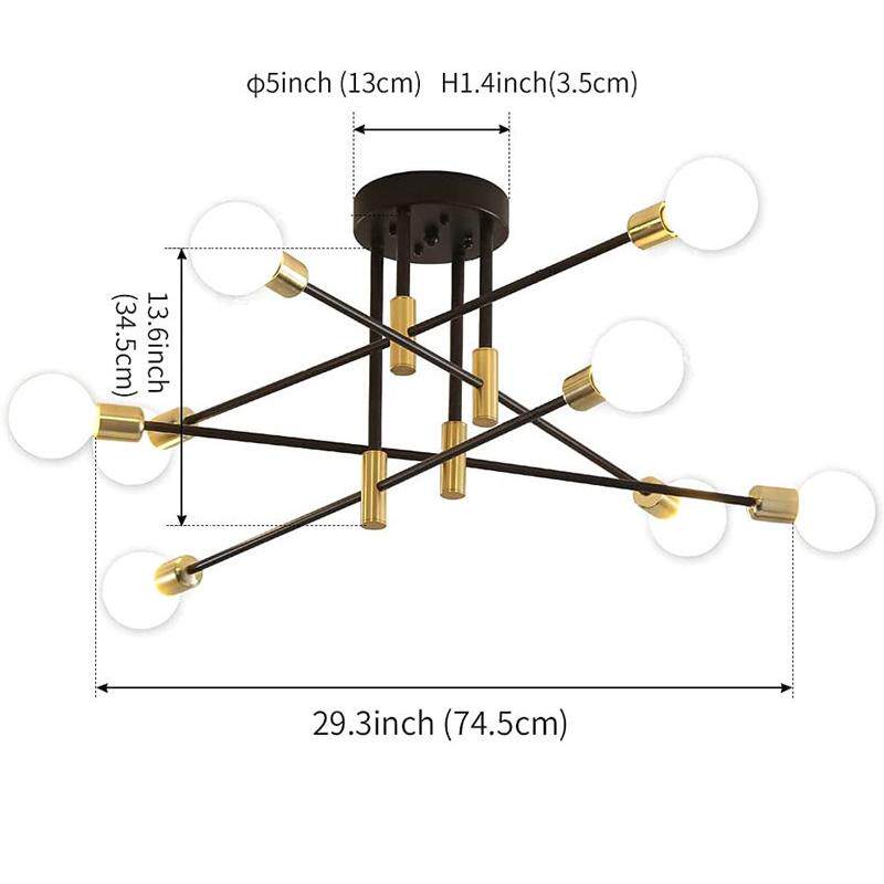 北欧简约现代客厅吸顶灯餐厅吊灯个性创意家用卧室房间LED吸顶灯