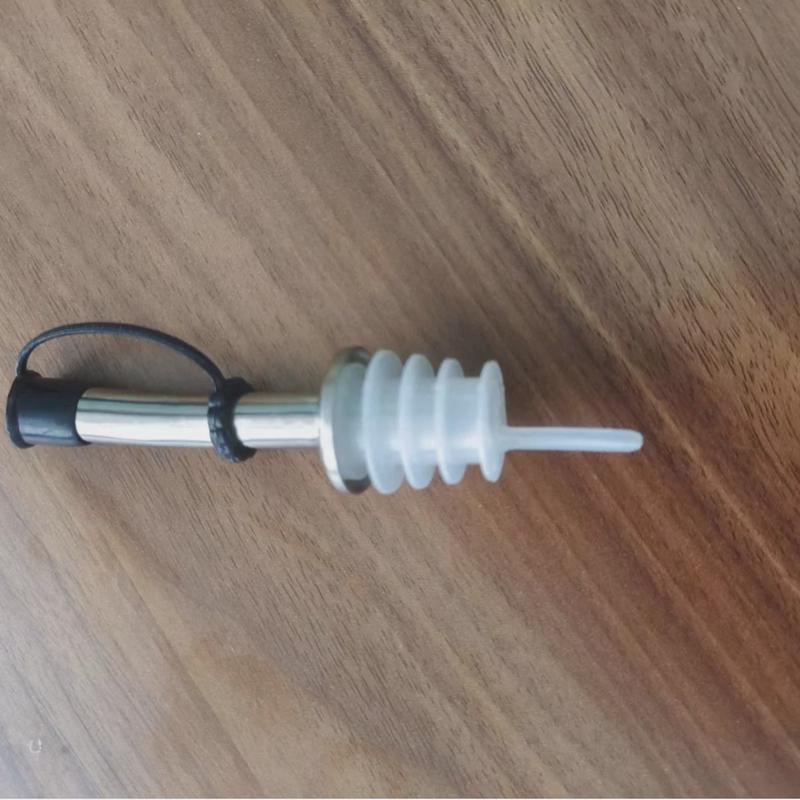 油嘴带盖倒酒器酱油醋瓶盖酒嘴不锈钢瓶塞引流器酒塞瓶塞