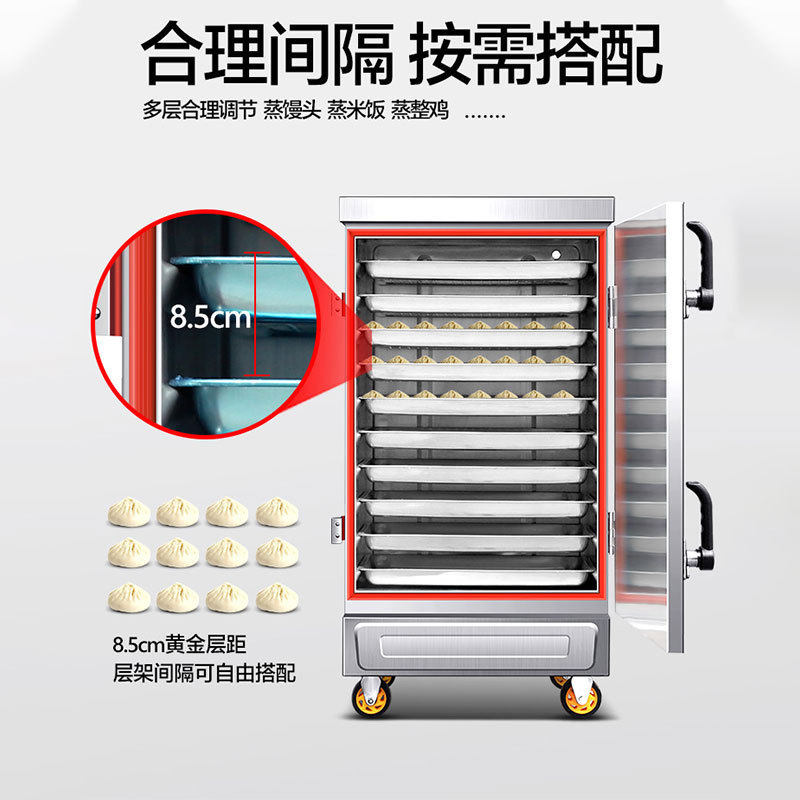 蒸箱商用蒸饭柜米饭双开门全自动蒸饭车大型电汽燃气馒头食堂蒸包,清洗/食品/商业设备,炉灶/炊事设备,淘宝优惠券,粉丝福利购,淘宝优惠卷