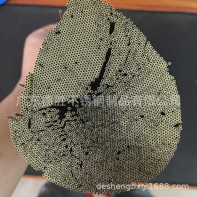 H65黄铜管黄铜毛细管1.0x0.21.5x0.2mm现货加工精密切断黄铜