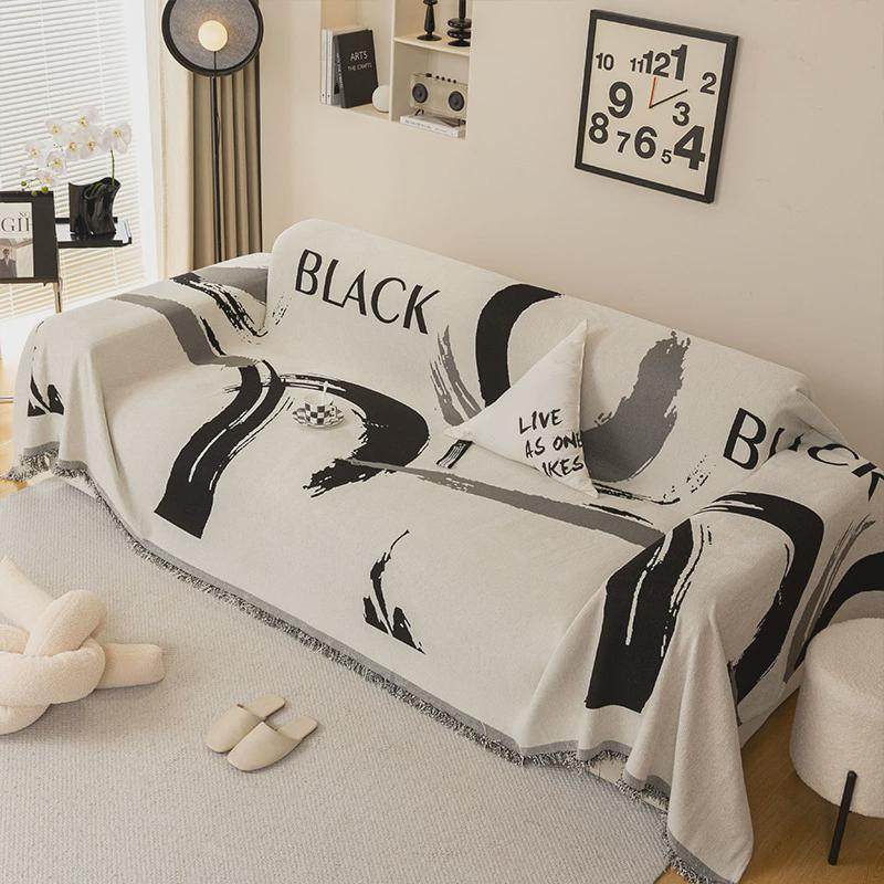 ins风雪尼尔沙发盖布巾四季通用防滑全套万能全包沙发套罩防尘罩,居家布艺,沙发垫,淘宝优惠券,粉丝福利购,淘宝优惠卷