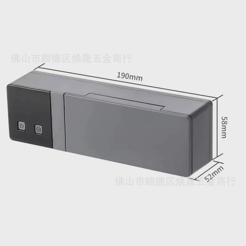 浴室镜柜家用感应吹风机置物架烘干手免打孔收纳支架一体式卫生间