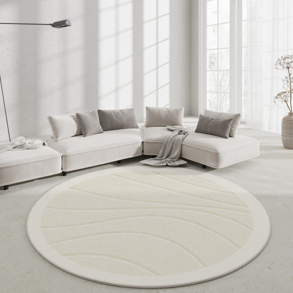 侘寂转椅圆形地毯书房办公电脑电竞椅ins梳妆台防滑隔音地毯地垫,居家布艺,地毯,淘宝优惠券,粉丝福利购,淘宝优惠卷