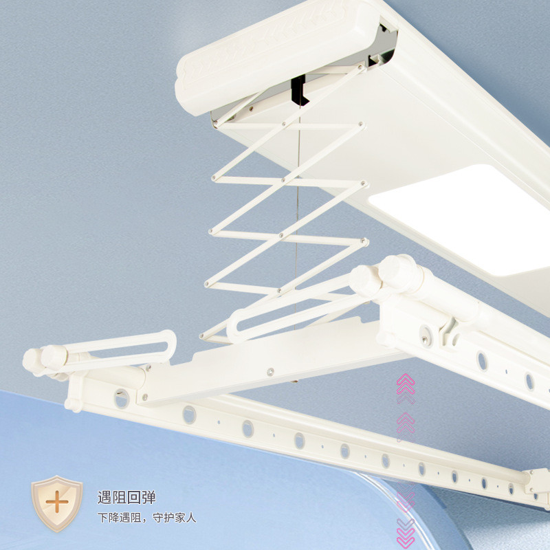 阳台电动晾衣架自动升降晒衣被智能晾衣机厂