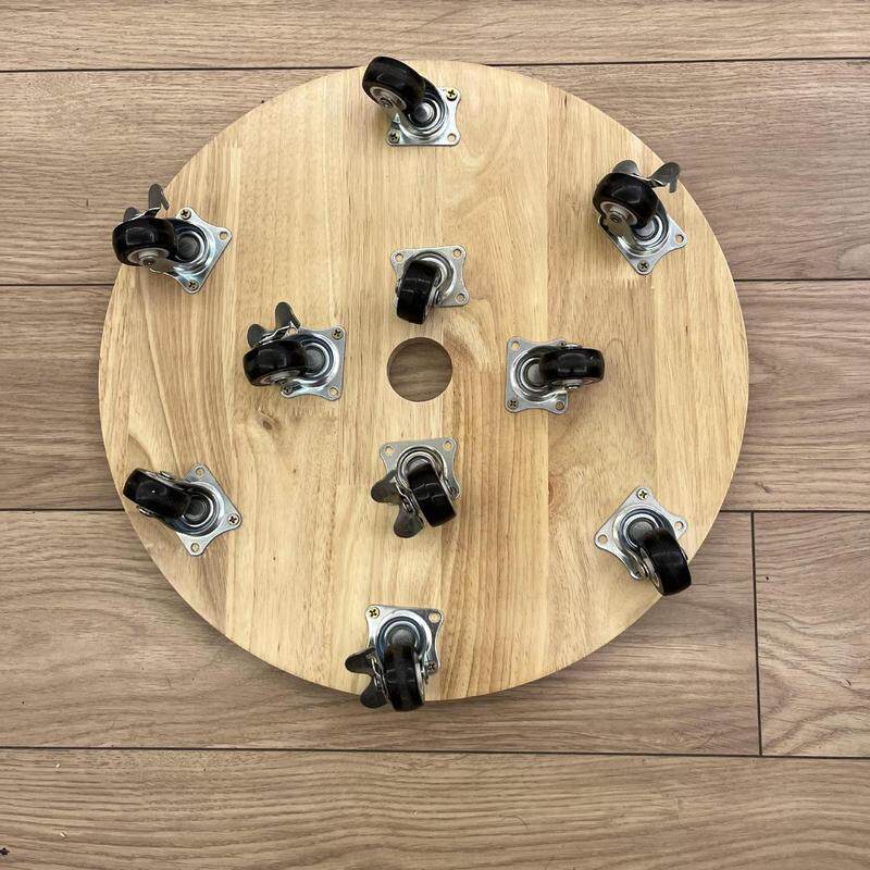 实木制底座移动托盘花盆加厚万向轮带刹车静音圆形鱼缸承重花托架,鲜花速递/花卉仿真/绿植园艺,花盆,淘宝优惠券,粉丝福利购,淘宝优惠卷