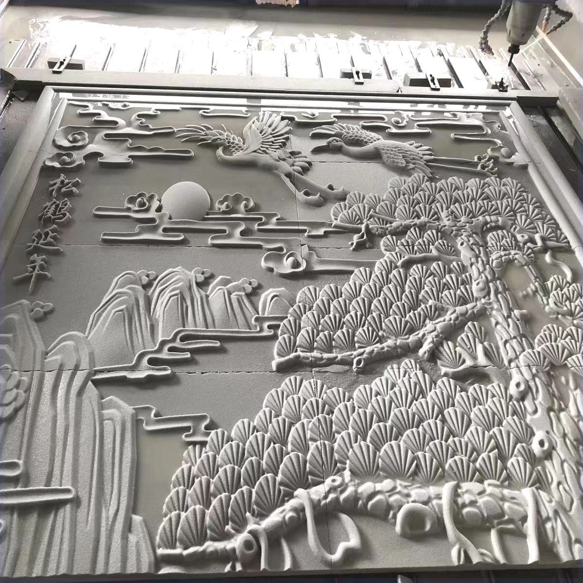 别墅外墙EPS浮雕装饰雕花壁画高密度欧式泡沫立体成品雕刻定制图片