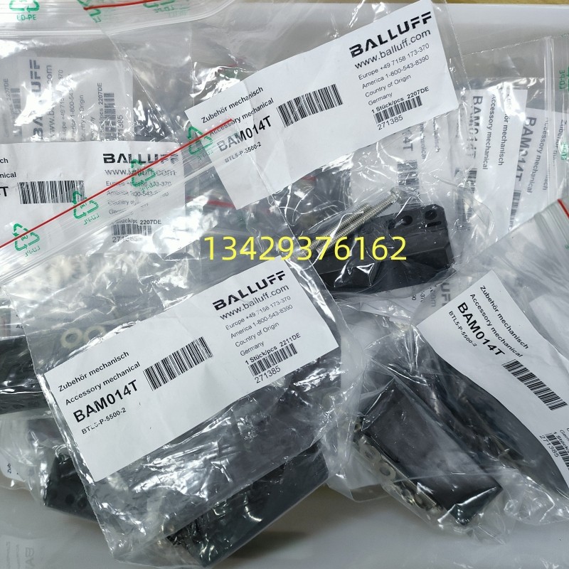 德国BALLUFF巴鲁夫BTL5-P-5500-2 BAM014T现货原装位移滑块定位块