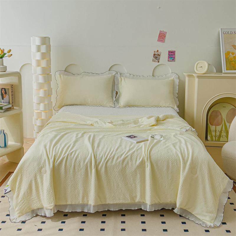 夏凉空调被子四件套儿童宿舍单人小被子双人春秋被丝绵被可机水洗