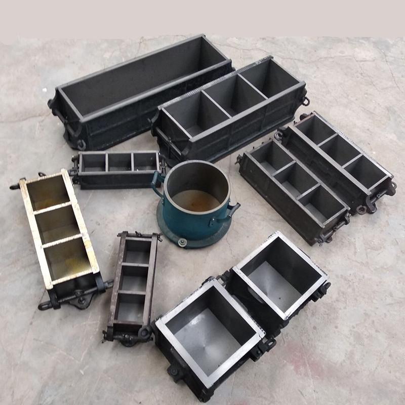 抗渗钢制150混凝土抗压试模软练试块盒子100三联模具铸铁抗折试模