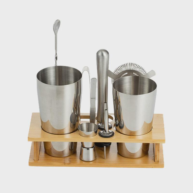 全套不锈钢套装吧台调酒鸡尾酒调制作调酒杯酒吧工具酒器