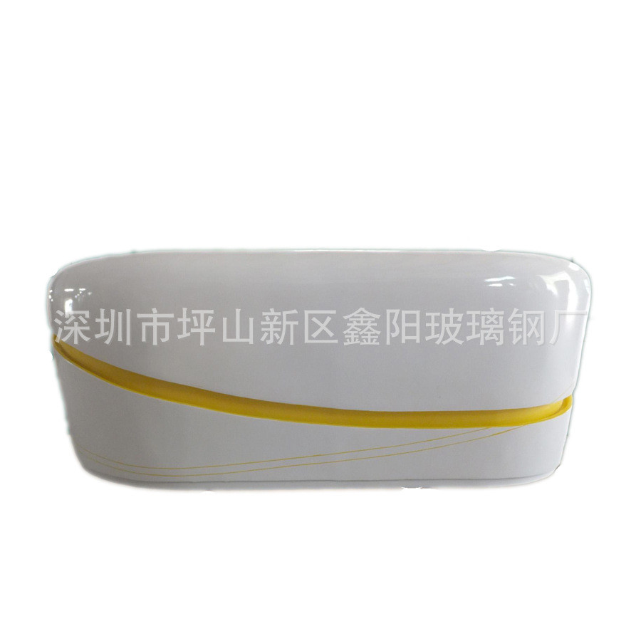 创意玻璃钢迎宾弧形吧台收银台公司前台接待台售楼部烤漆服务台