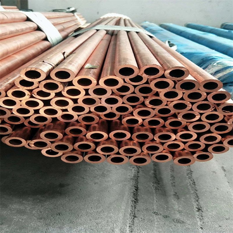 包塑紫铜管空调脱脂冷媒紫铜圆管TP2蚊香盘紫铜管PVC覆塑紫铜盘管