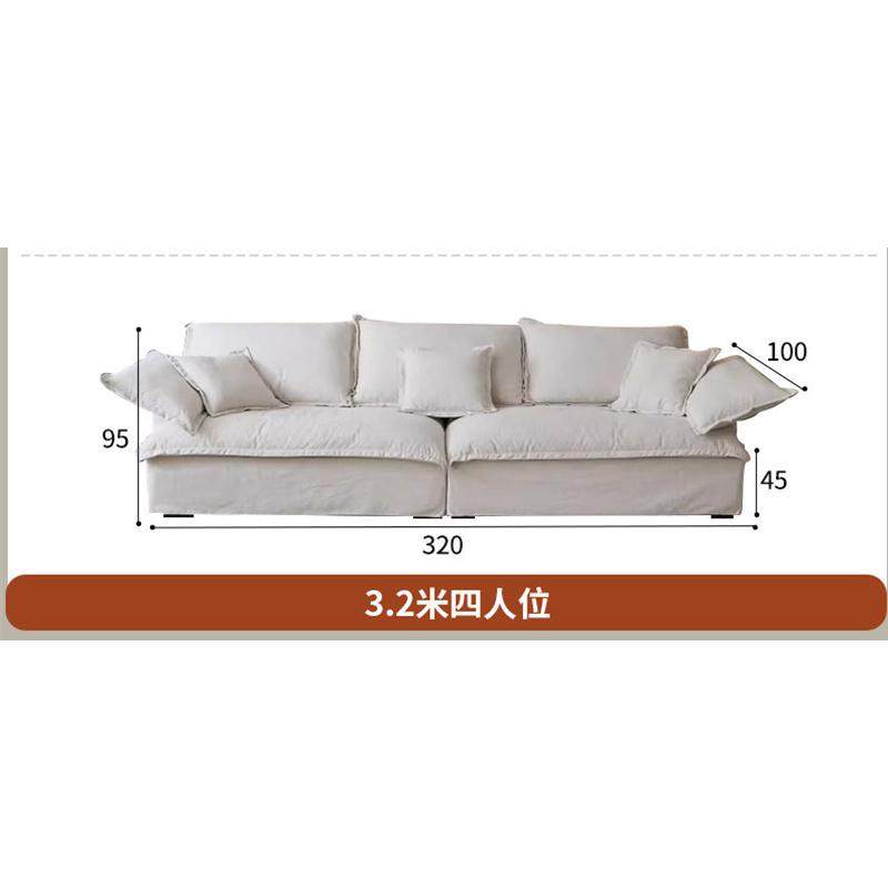 棉麻cloud实木框架布艺沙发云沙发小户型现代简约客厅可拆洗家具,住宅家具,布艺沙发,淘宝优惠券,粉丝福利购,淘宝优惠卷