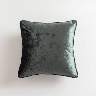 ins冰花绒抱枕样板间冰花绒沙发靠垫套家居卧室新款纯色抱枕