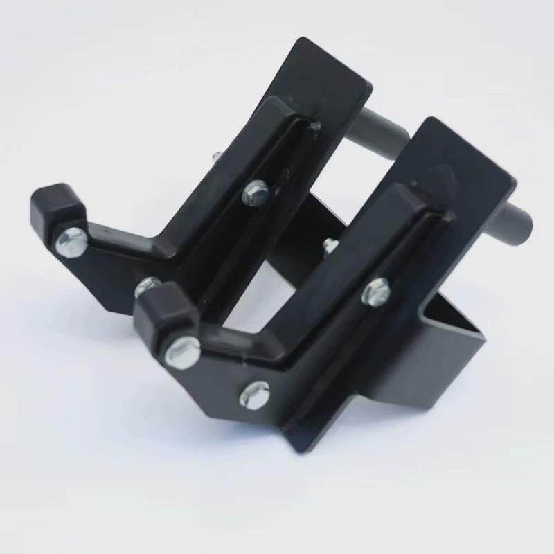 挂钩家用商用带滚轮杠铃杆安全钩深蹲架可放置架健身器材配件