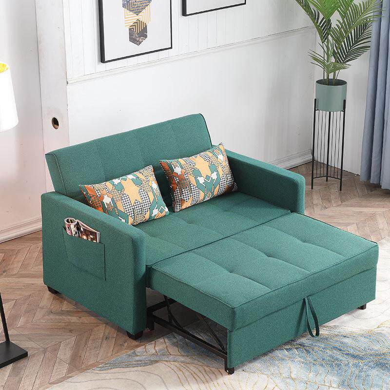 佛山家具可睡觉沙发床1.4铁架客厅坐卧两用多功能沙发床折叠1米2