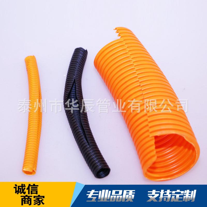 供应PE塑料波纹管耐高温尼龙电线套管复原性强柔软塑料波纹管