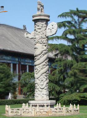 厂家供应石雕建设龙柱城市盘广场园林景观摆件景区大门雕刻盘龙柱