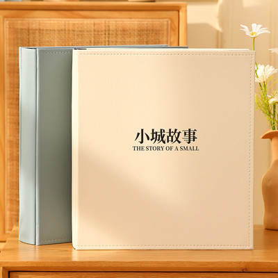 rp4t批发5寸6寸1000白皮相册本插页式成长纪念册家庭版张质相簿大