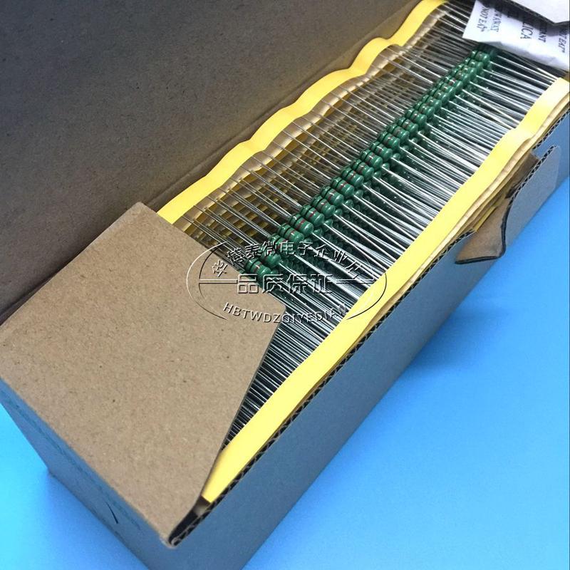 编带直插色电感al0510-102k1000uh1mh1w色环码电感10%棕黑红银