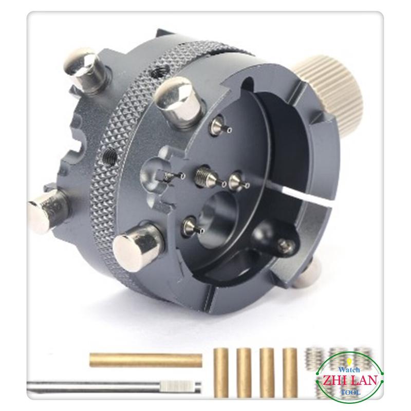 修表工具/7750-53机芯座/钢制机芯座/铝合金黑机芯座/多功能