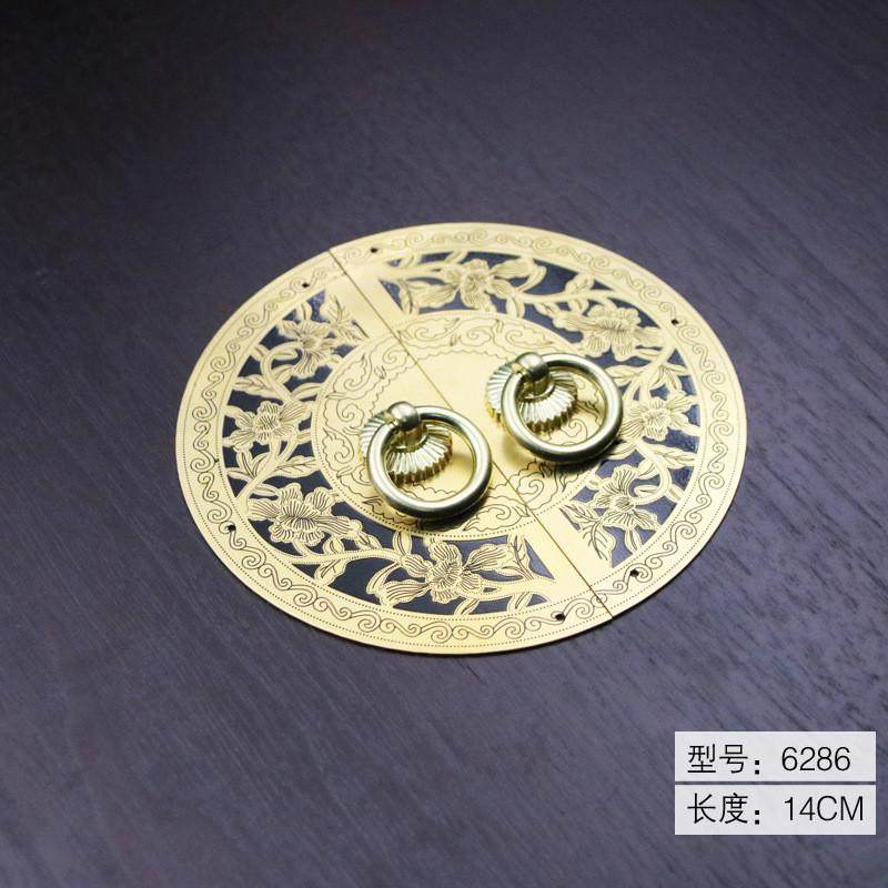 新中式仿铜色橱柜拉手明清家具铜配件纯铜圆形书柜衣柜柜门铜配件,基础建材,小拉手,淘宝优惠券,粉丝福利购,淘宝优惠卷