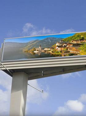 户外厂家广场立柱电子防水广告屏p4高亮度裸眼3d全彩led显示屏销