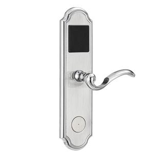 风格 欧式 刷卡智能锁卧室家用房间静音锁金色锌合金防锈宾馆门禁锁