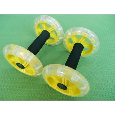 健腹轮男士用健身器材健身轮健身器腹肌轮四轮腹肌健腹轮健腹器