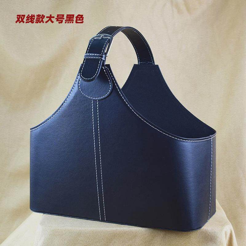 提篮健身房收纳篮私教工篮具皮革手提篮教练上课篮子酒店礼品篮