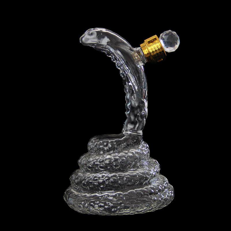 厂家现货十二生肖蛇玻璃工艺高硼硅型酒瓶动物白酒瓶空酒瓶红酒瓶