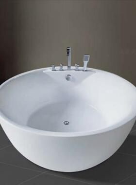 【一件起批按摩酒店家用圆形亚克力浴缸冲浪】缸空缸龙头缸tubs