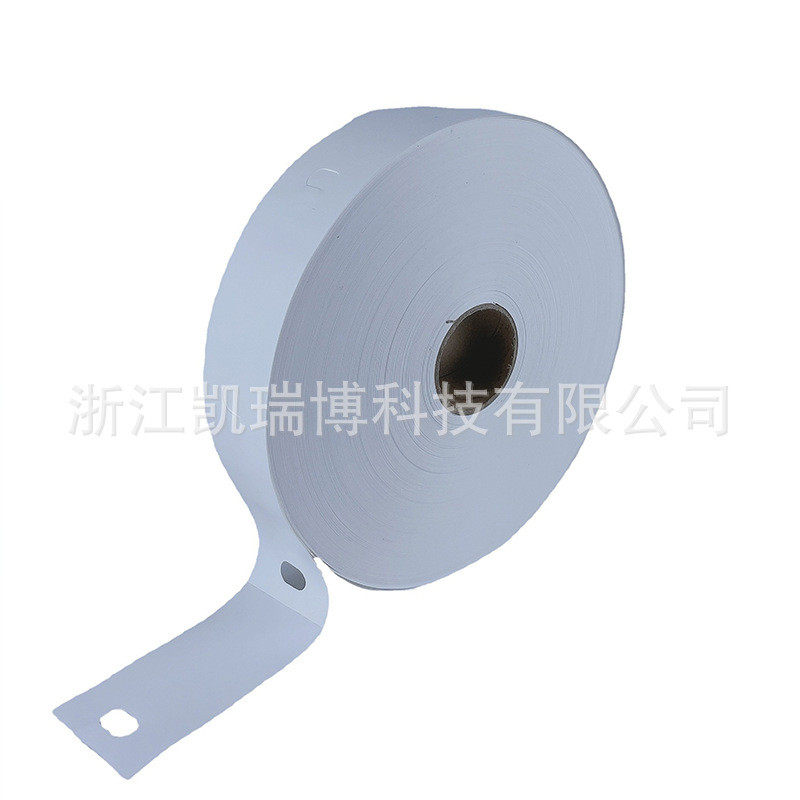 水洗标打孔手撕线切片裁床标 服装辅料标签切虚线空白床垫洗水唛