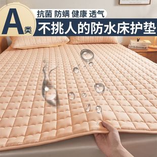 床垫垫防水隔尿软垫家用卧室薄款 夹棉床护垫单人垫子褥子防滑垫