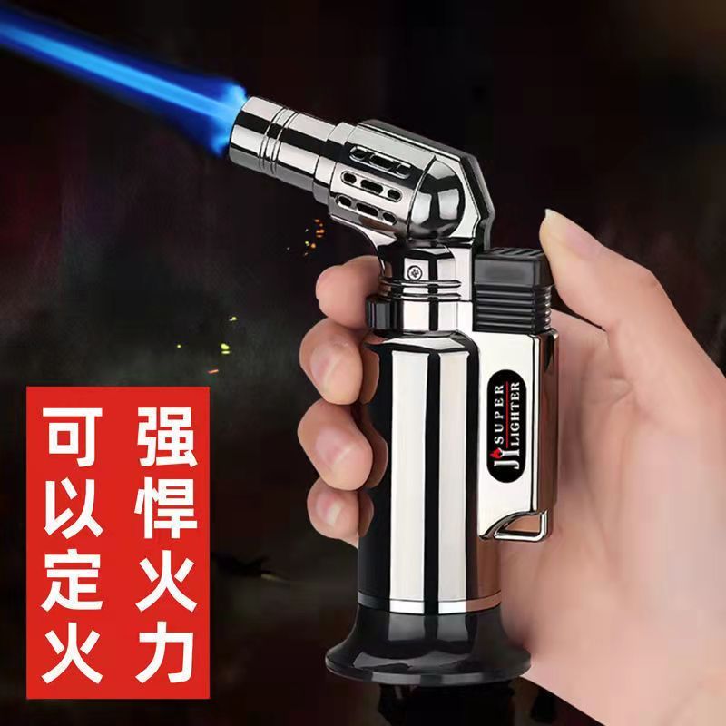 高温焊枪打火机充气便携式点雪茄艾灸烧猪毛烘焙多功能家用点新款