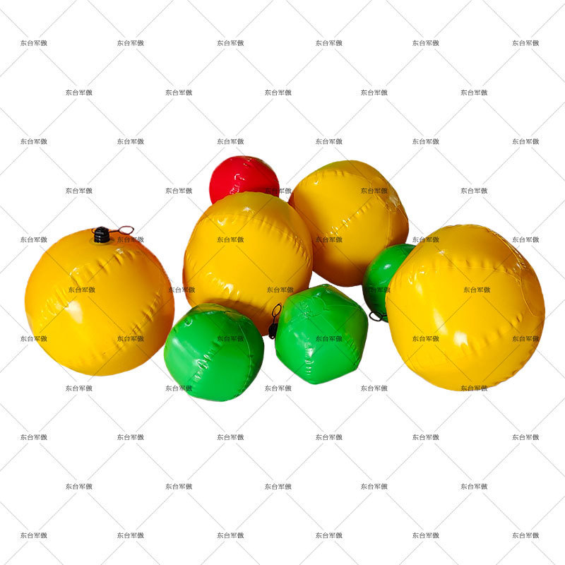 充气水上物正方形三角形浮标安全警示广告宣传比赛终点浮漂圆柱体