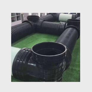 pe塑料检查井直通三通检查井污水流槽直通井座雨水检查井排污管