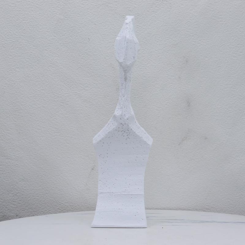 现代极简黑色火柴抽象人物树脂小摆件样板间别墅玄关桌面软装饰品