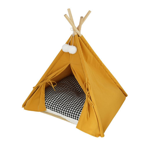 猫咪狗窝日系宠物帐篷纯色猫窝狗狗小型犬通用宠物用品猫咪
