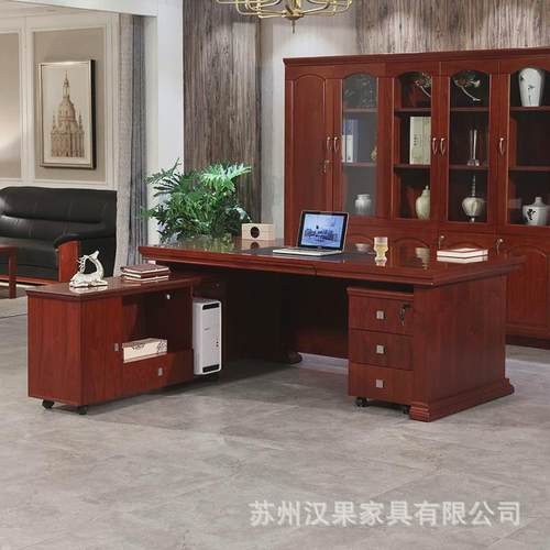 老板桌总裁桌油漆贴木皮老总大班桌经理桌办公室老板校长办公桌子