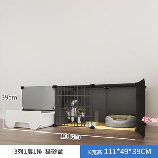 猫咪宫殿铁笼子巨小户型大封闭式狗铁网diy简易超大爬架猫笼一体