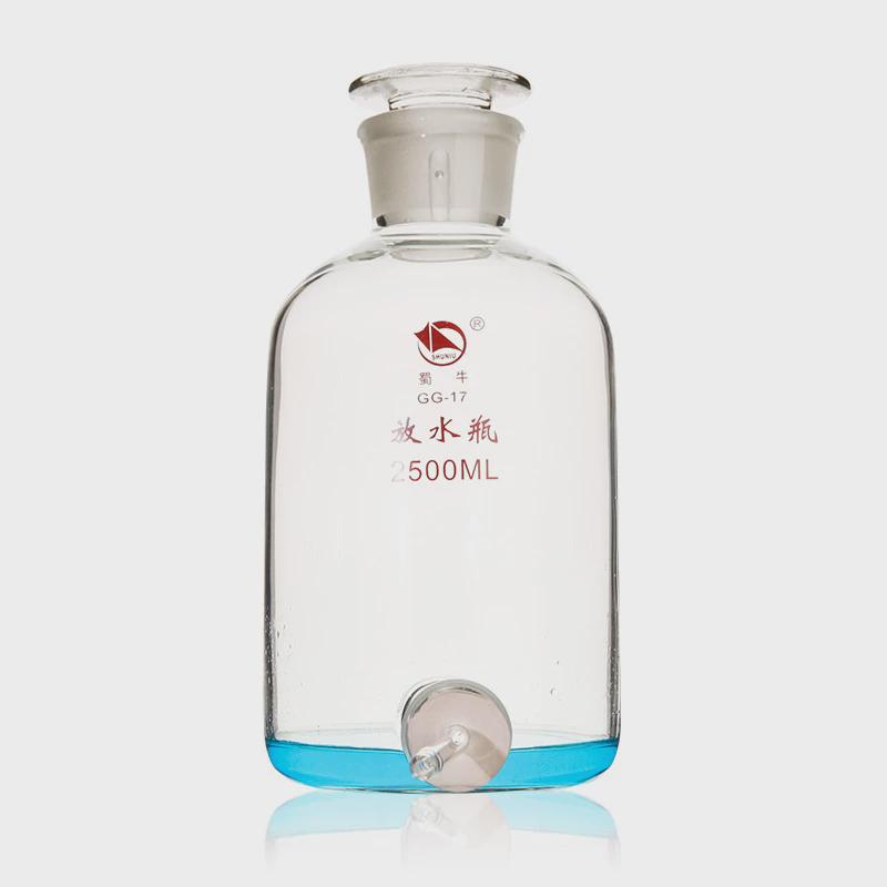 蜀牛玻璃龙头瓶棕色下口瓶升硼硅玻璃10升透明龙头瓶5升20高放水