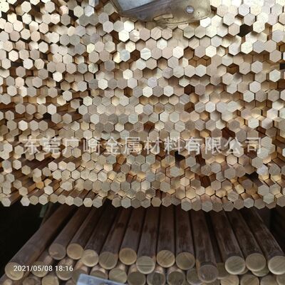 车削非标件H57六角铜棒/H59六角黄铜棒/螺栓螺母H58非标六角棒