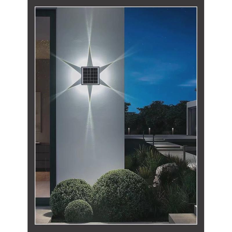 户外壁灯防水太阳能庭院灯家用围墙照明洗墙灯防晒氛围灯室外新款