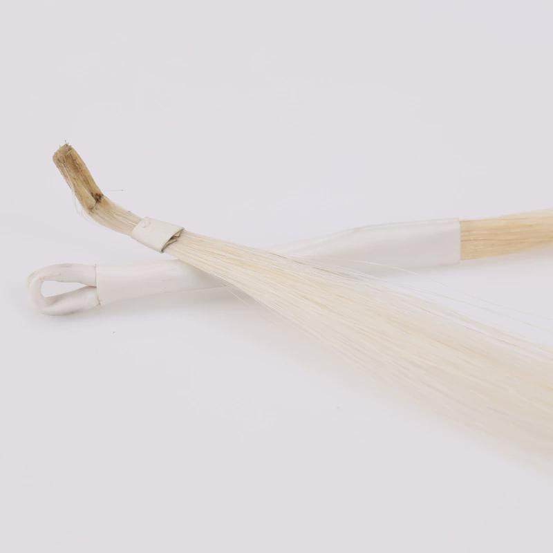 二胡弓备用马尾专业二胡替换弓天然内蒙古白马尾料公马马尾弓配件