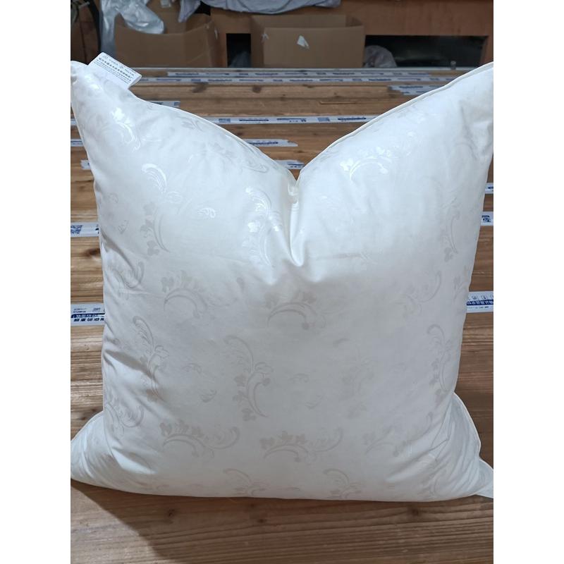 s228白鸭绒靠垫客厅沙发羽绒抱枕芯鸭鹅毛靠腰垫大办公室可