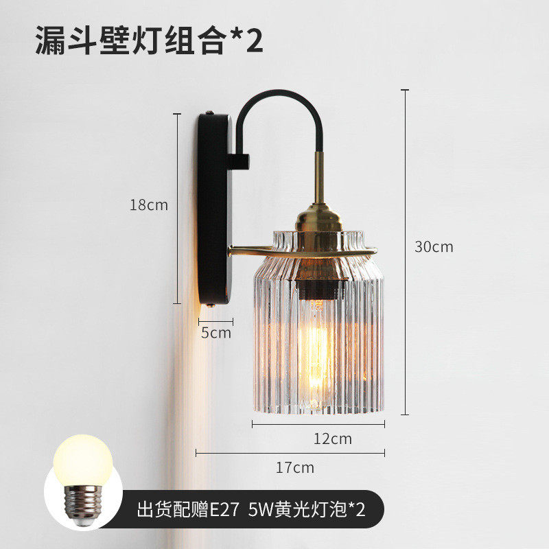 床头水晶壁灯灯现代轻奢走廊圆形镜前灯道客厅背景墙个性过led