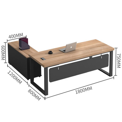 办公家具桌工办老板桌简约大气大班台主管经理桌办公桌椅组合单人