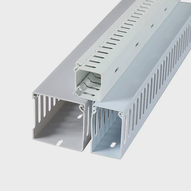 PVC阻燃20*2530*3235*4045*5055*6580*100电柜走线配卡线槽