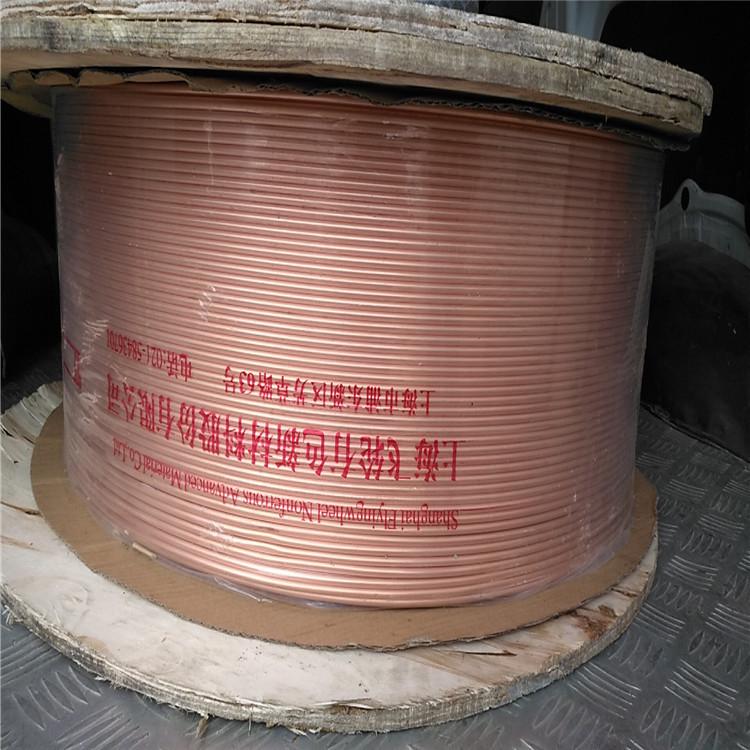 紫铜管紫铜盘管现货厂家空调铜管4.766.357.949.5212.7